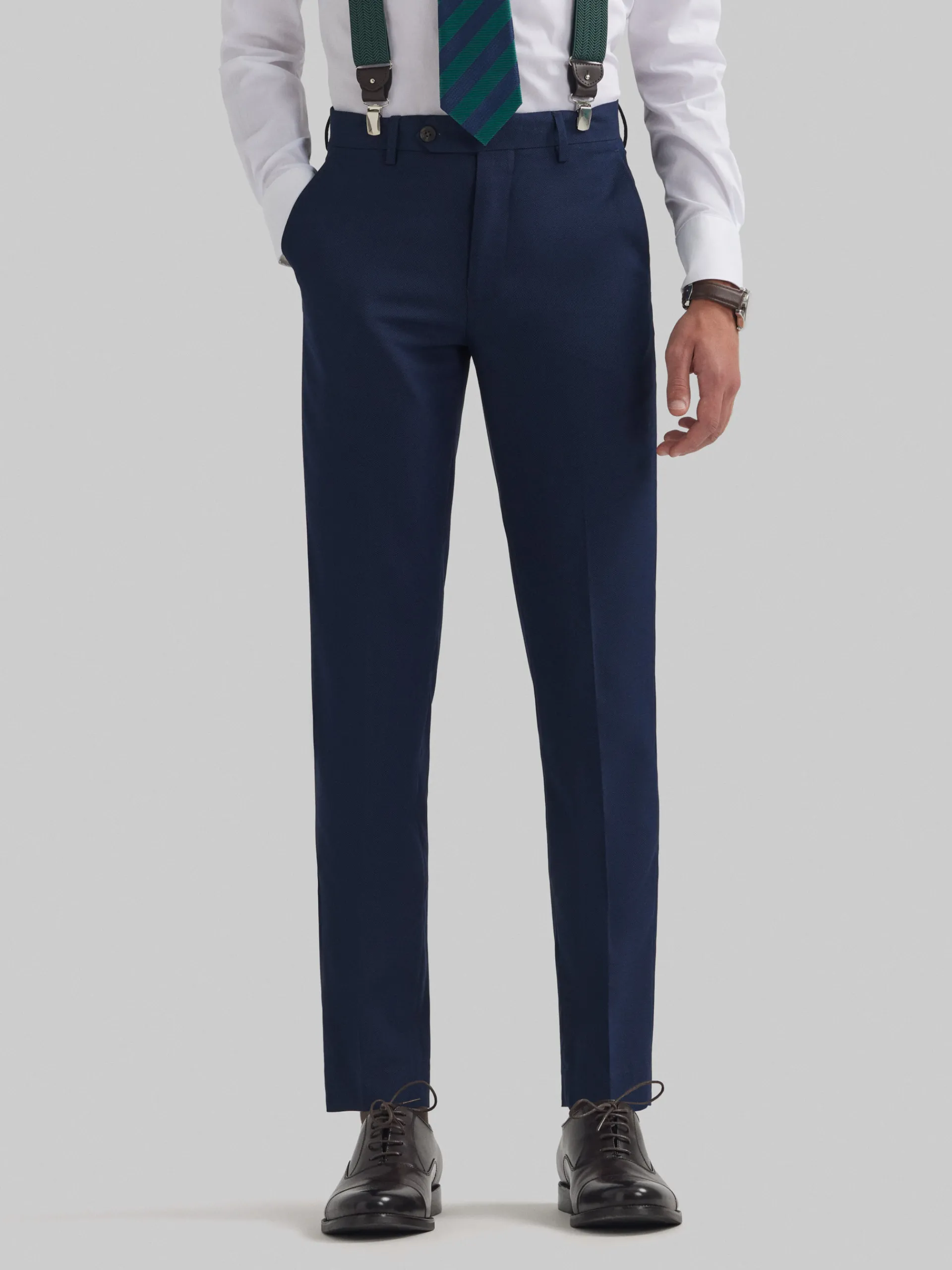 Trajes|Trajes - Vestir-Alvaro Moreno PANTALON MICRO CADETE Azul Marino