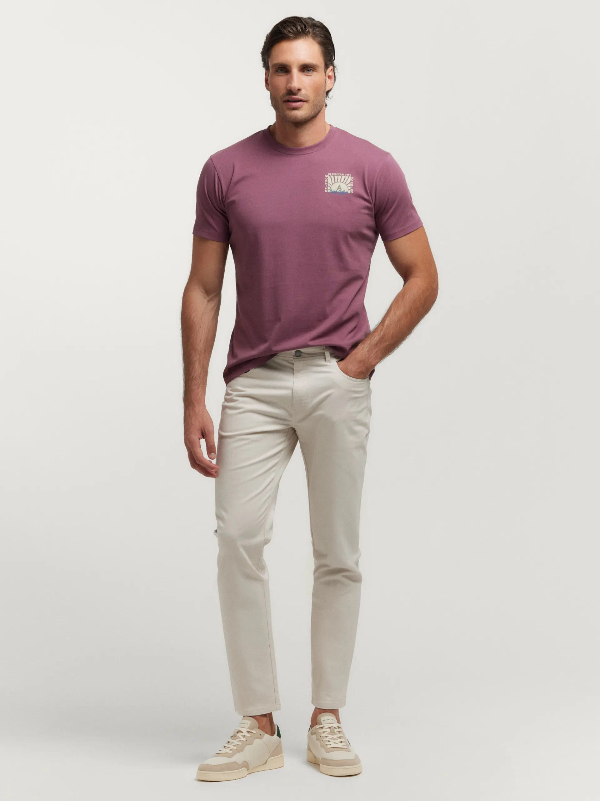 Teen|Casual-Alvaro Moreno PANTALON PIC PIC Crudo