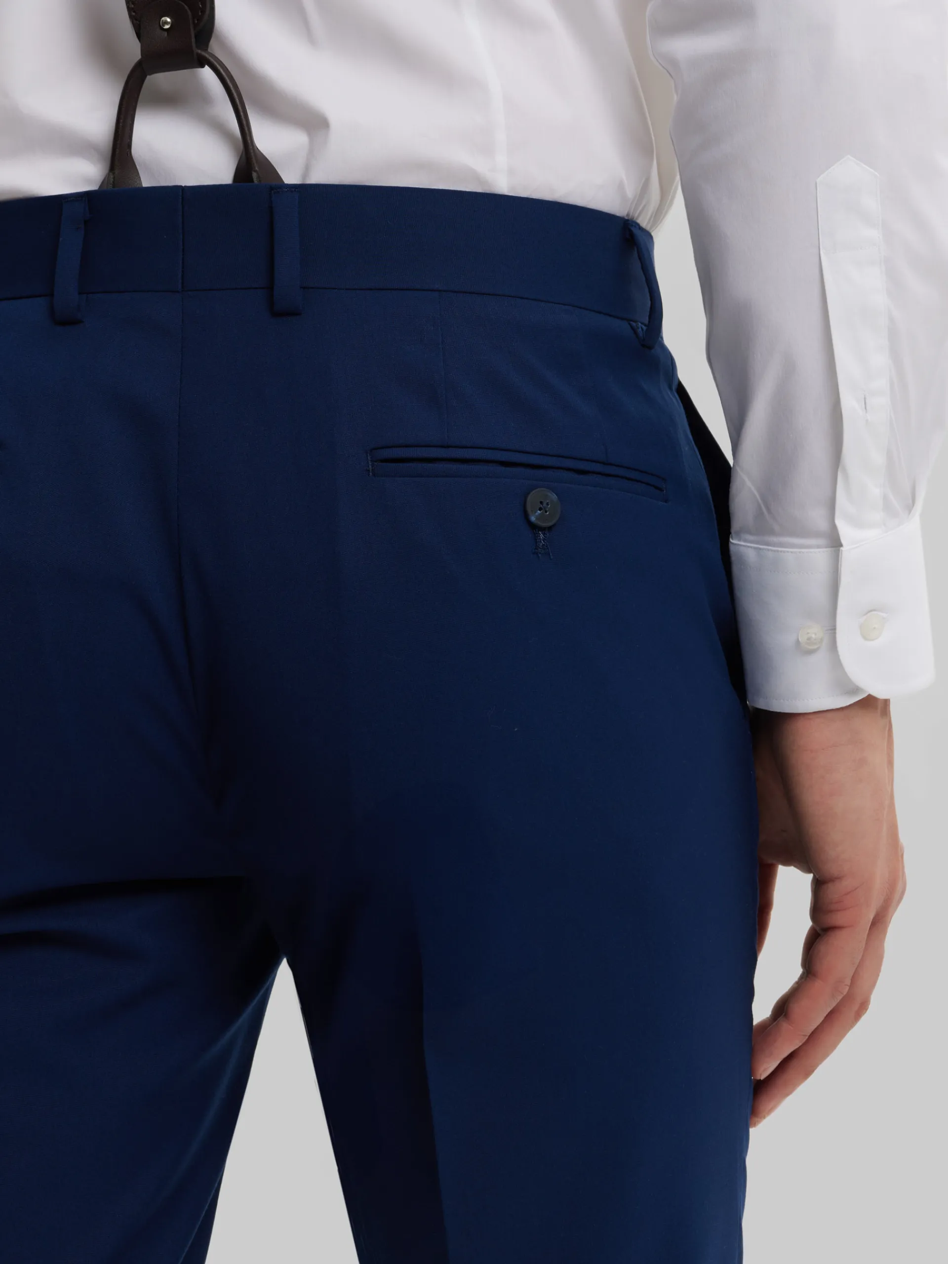 Trajes|Trajes-Alvaro Moreno PANTALON PLAIN SLIM Azul