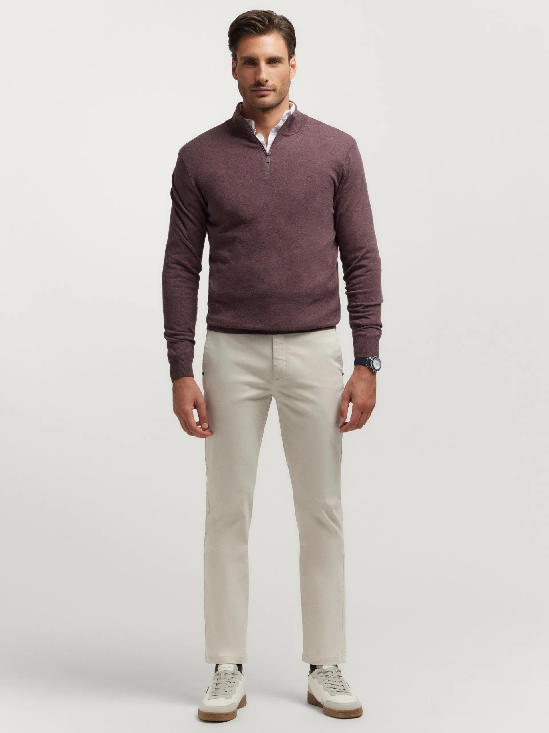 Chino-Alvaro Moreno PANTALON SLOT Crudo