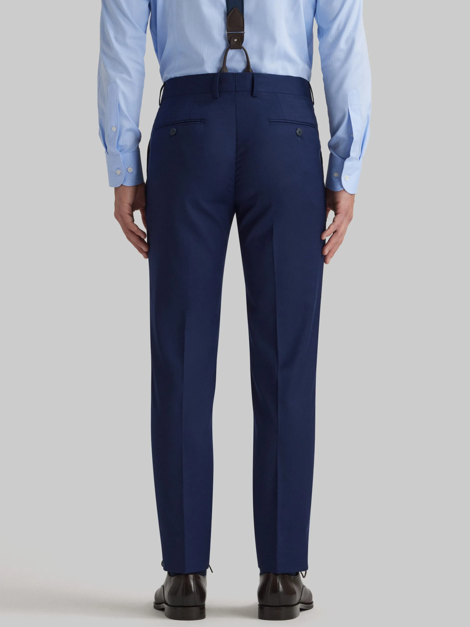 Trajes|Trajes-Alvaro Moreno PANTALON TWILL Azul