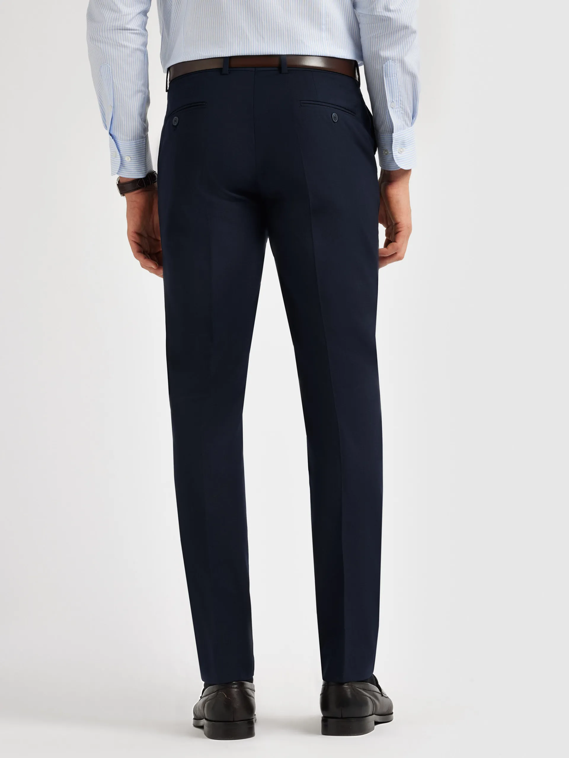 Trajes|Trajes-Alvaro Moreno PANTALON TWILL Azul Marino