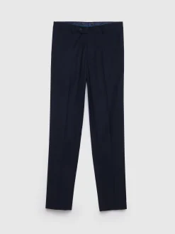 Trajes|Trajes-Alvaro Moreno PANTALON TWILL CRUZADO Azul Marino