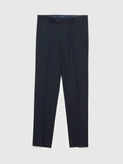 Trajes|Trajes-Alvaro Moreno PANTALON TWILL CRUZADO Azul Marino
