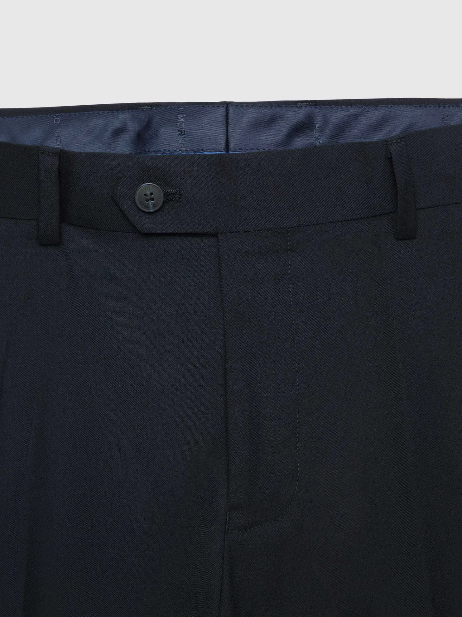 Trajes|Trajes-Alvaro Moreno PANTALON TWILL CRUZADO Azul Marino
