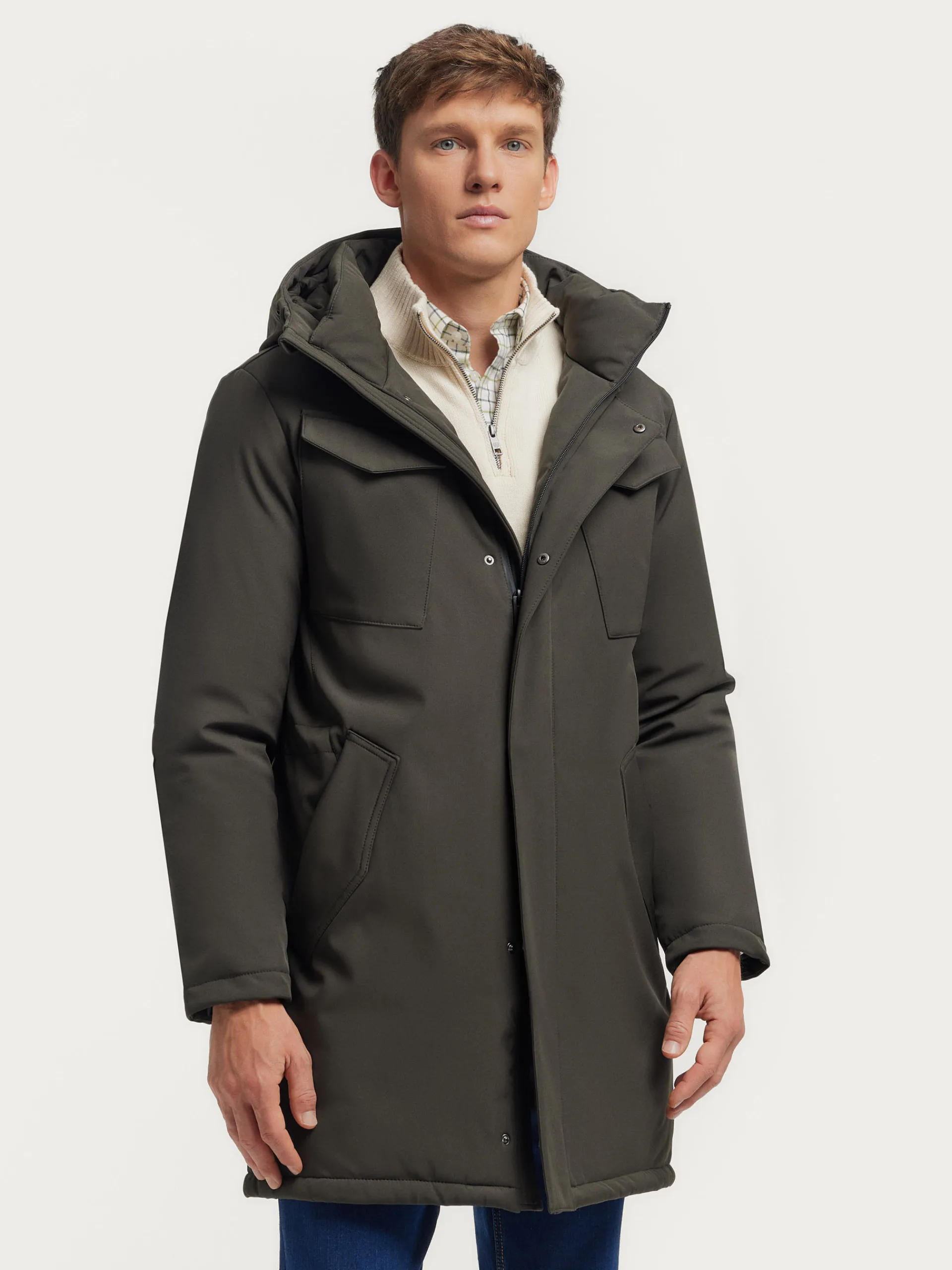 Cazadoras Y Parkas-Alvaro Moreno PARKA BORGIA Verde