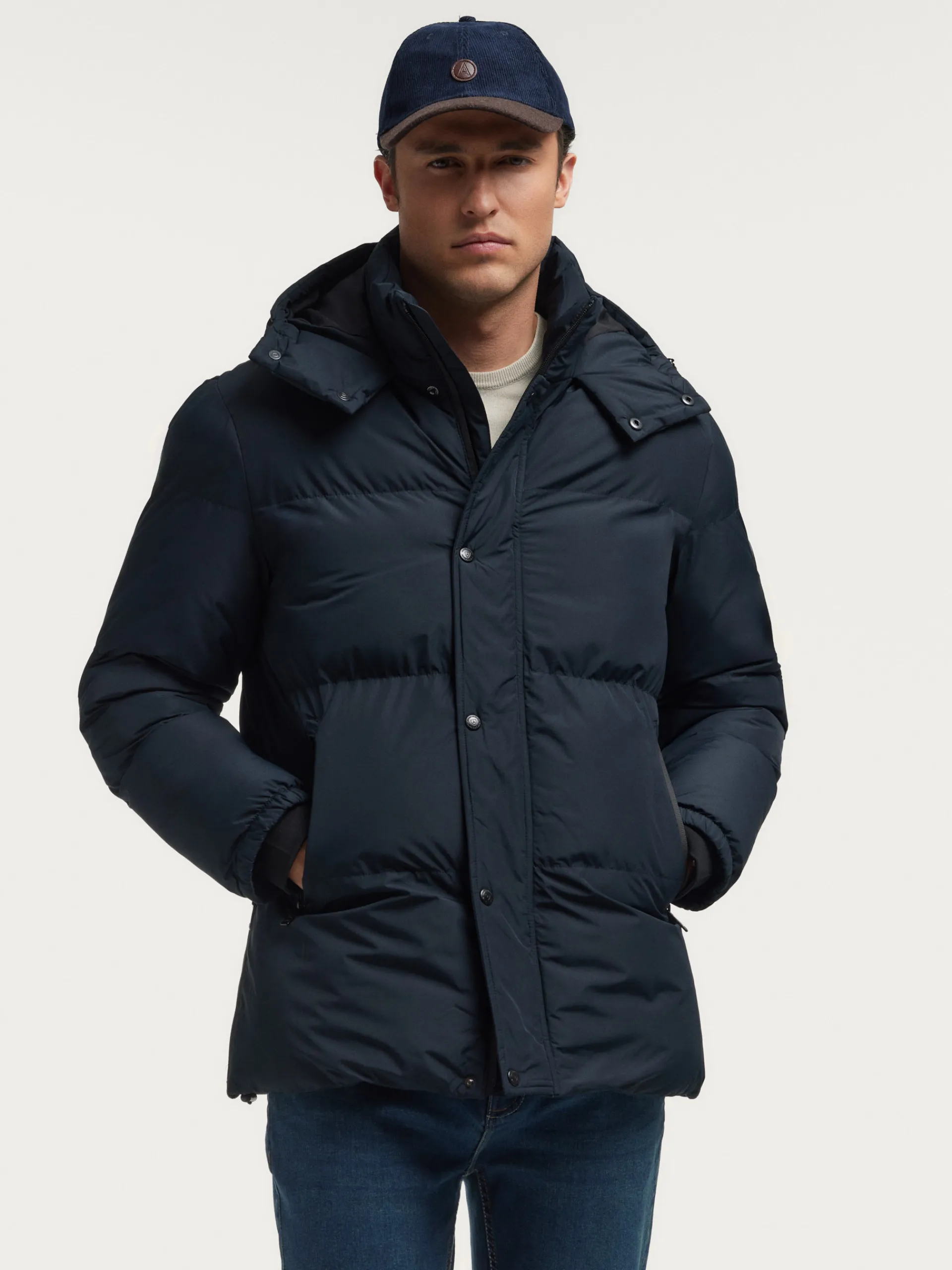 Cazadoras Y Parkas-Alvaro Moreno PARKA RUBRICK Azul Marino
