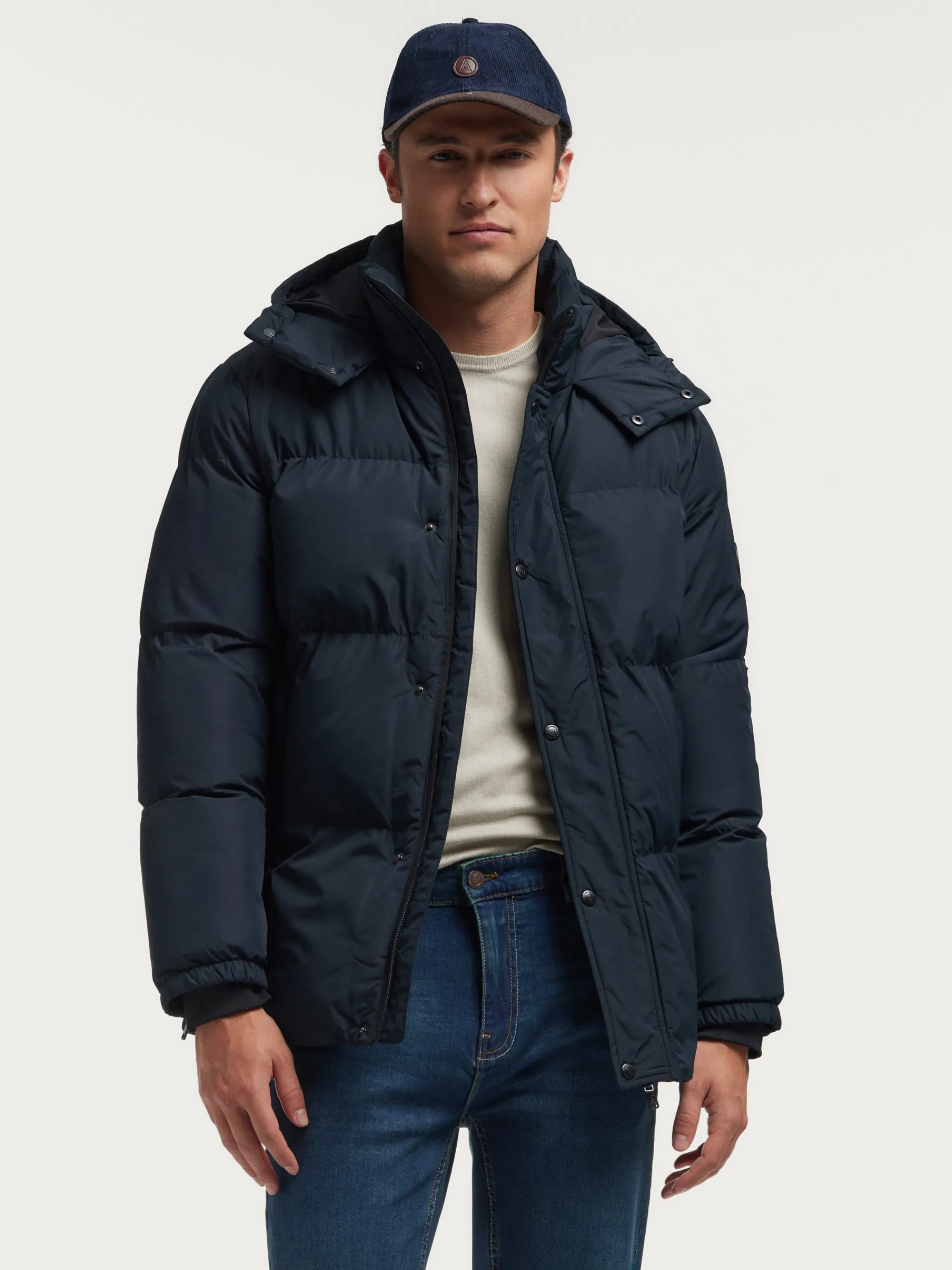 Cazadoras Y Parkas-Alvaro Moreno PARKA RUBRICK Azul Marino