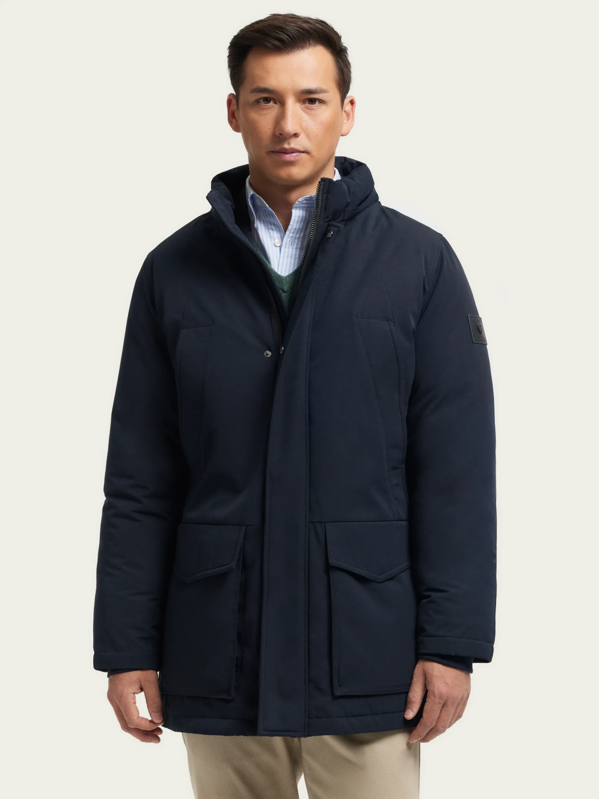 Cazadoras Y Parkas-Alvaro Moreno PARKA SHERMAN Azul Marino