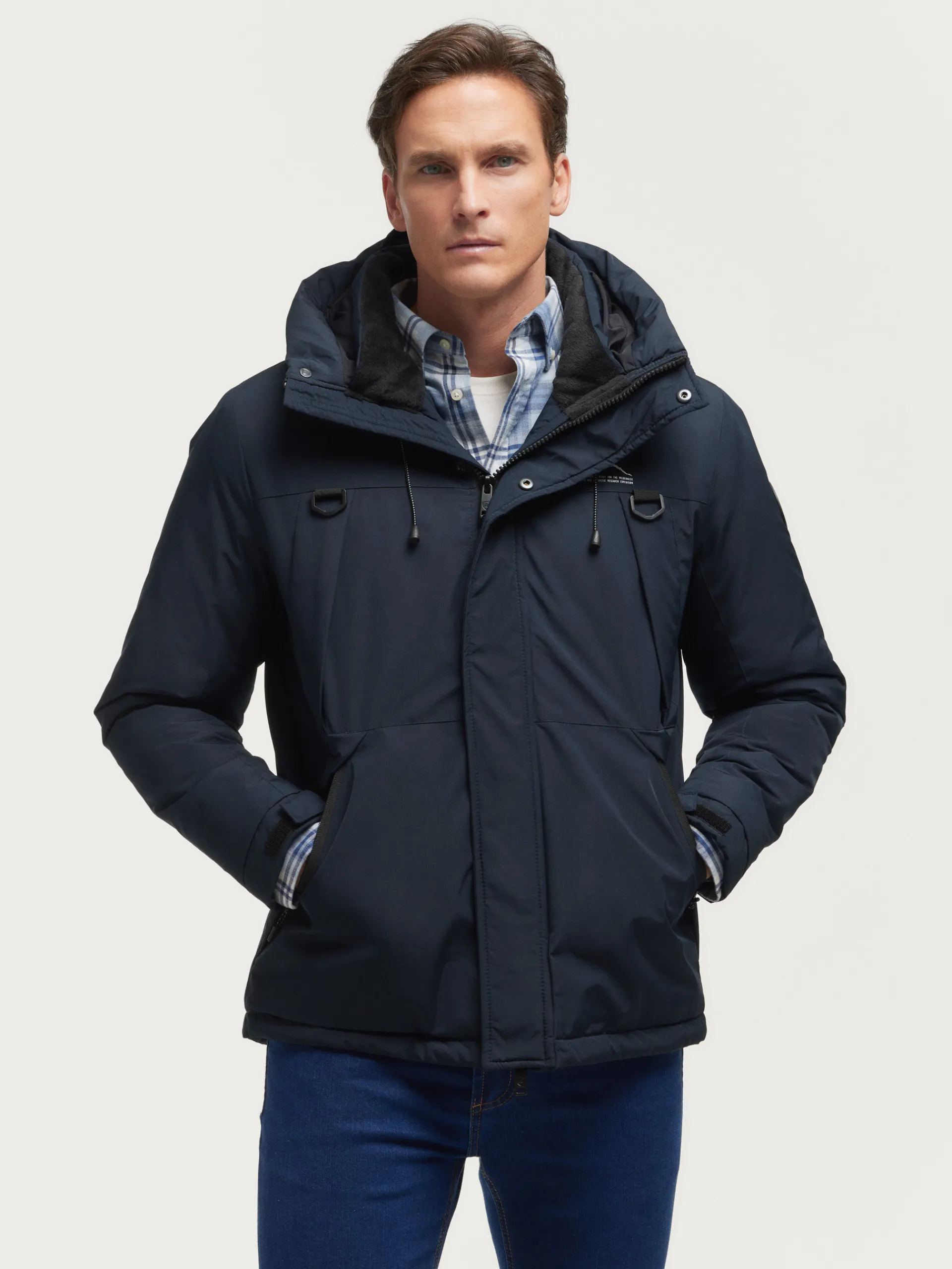 Cazadoras Y Parkas-Alvaro Moreno PARKA TREKKING Azul Marino