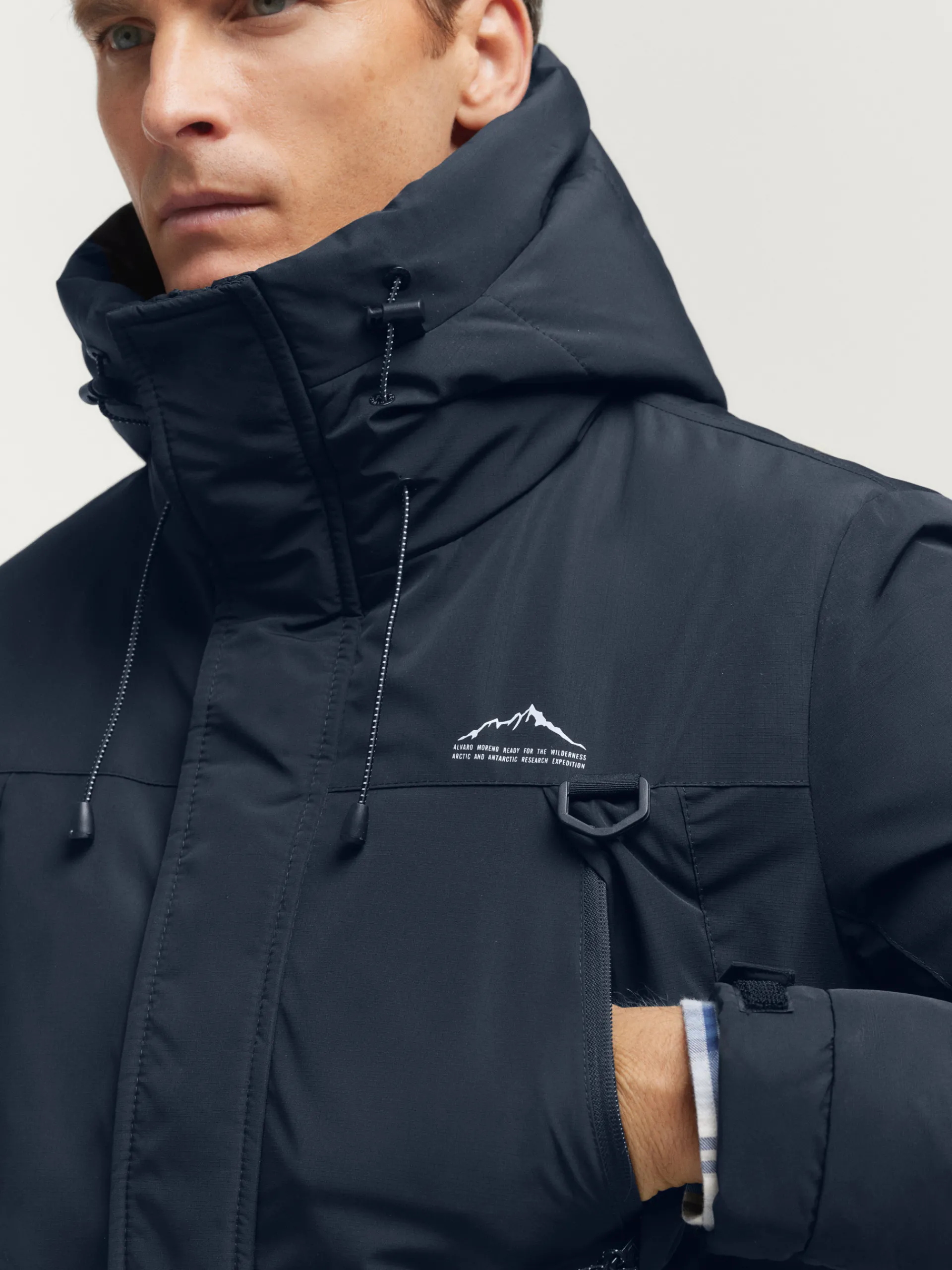 Cazadoras Y Parkas-Alvaro Moreno PARKA TREKKING Azul Marino