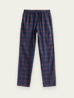 Pijamas-Alvaro Moreno PIJAMA FRANELA CUADROS Azul Marino