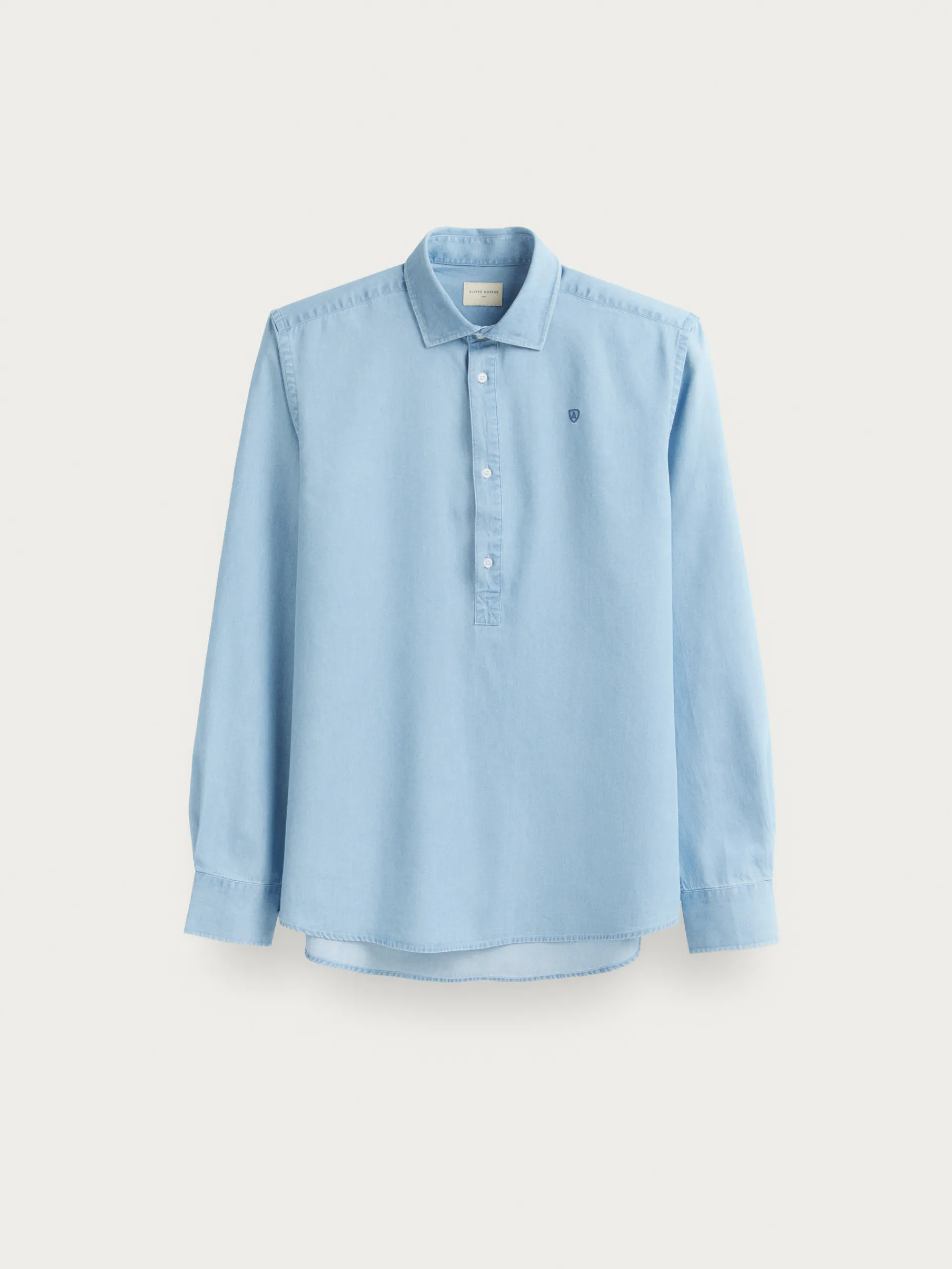 Poleras|Casual-Alvaro Moreno POLERA DENIM Celeste