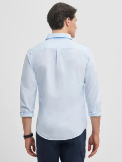 Casual-Alvaro Moreno POLERA PIN POINT Celeste