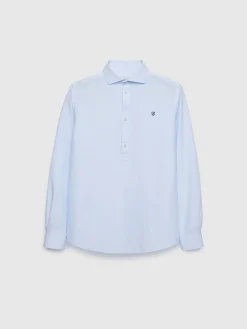 Casual-Alvaro Moreno POLERA PIN POINT Celeste