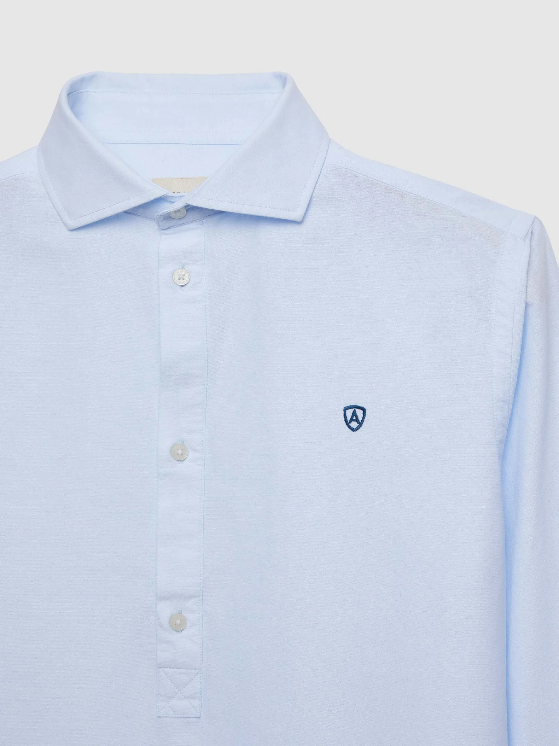 Casual-Alvaro Moreno POLERA PIN POINT Celeste