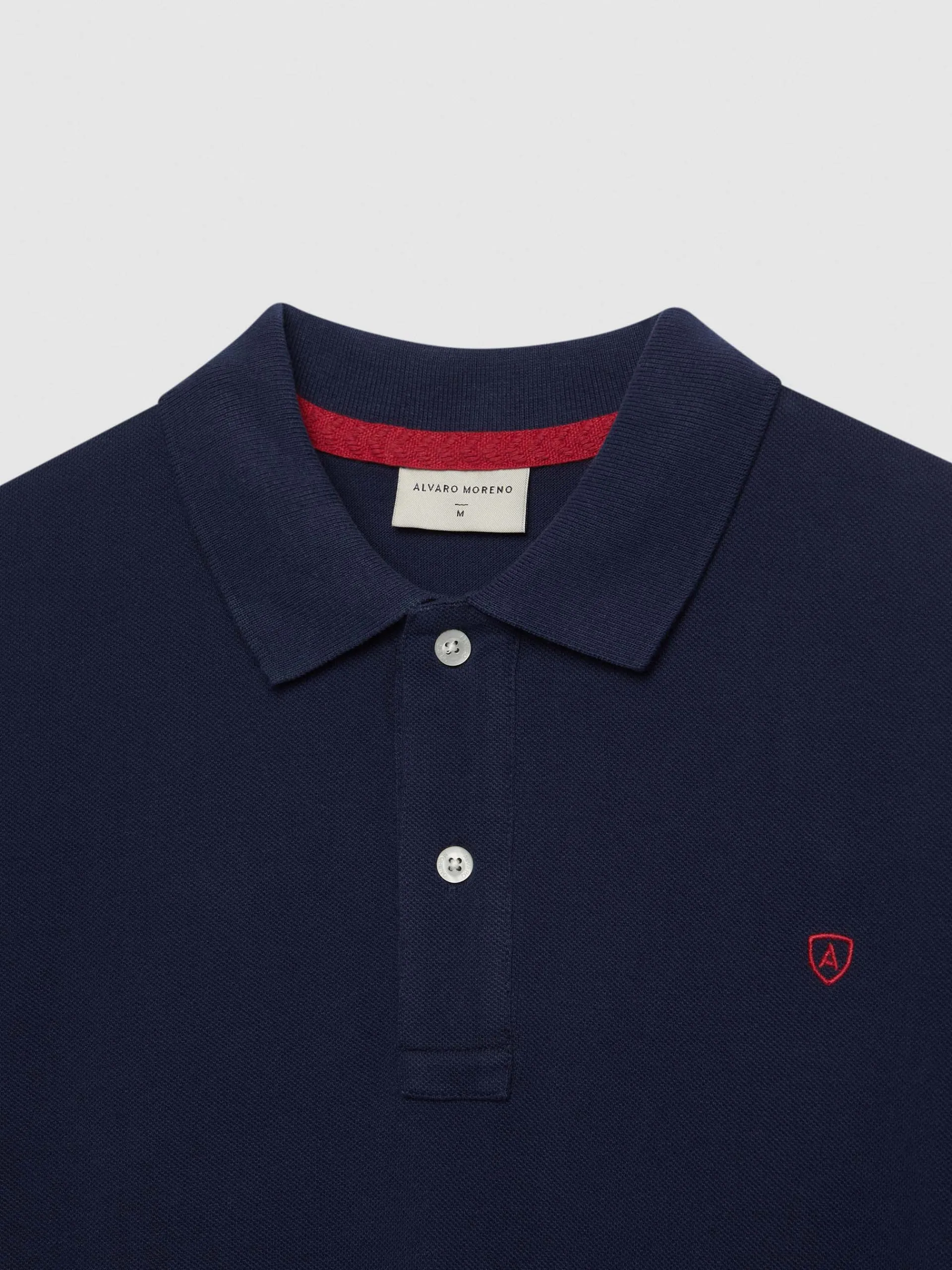 Polos Y Poleras-Alvaro Moreno POLO BASIC Azul Marino
