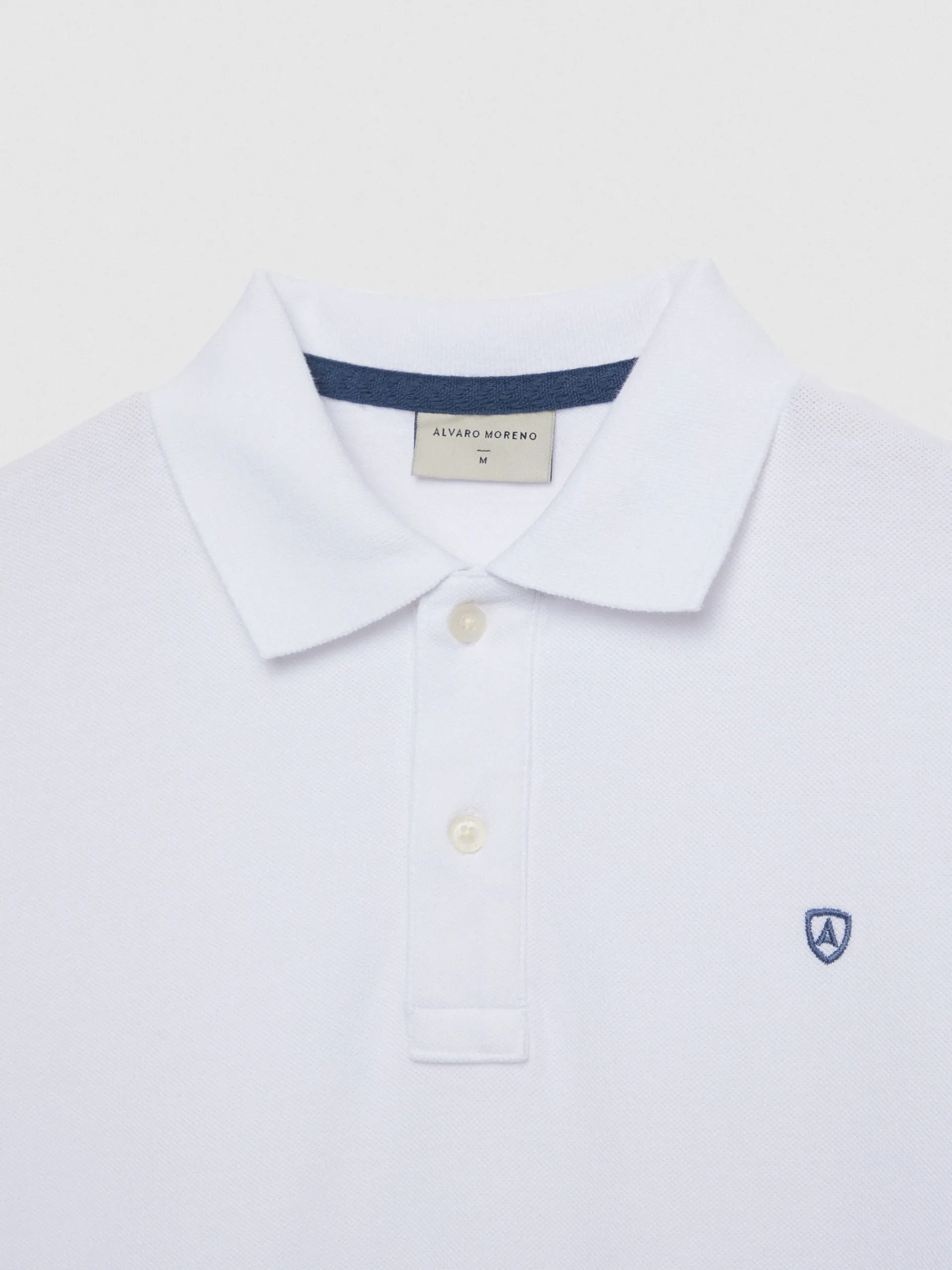 Polos Y Poleras-Alvaro Moreno POLO BASIC Blanco