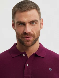 Polos Y Poleras-Alvaro Moreno POLO BASIC Burdeos