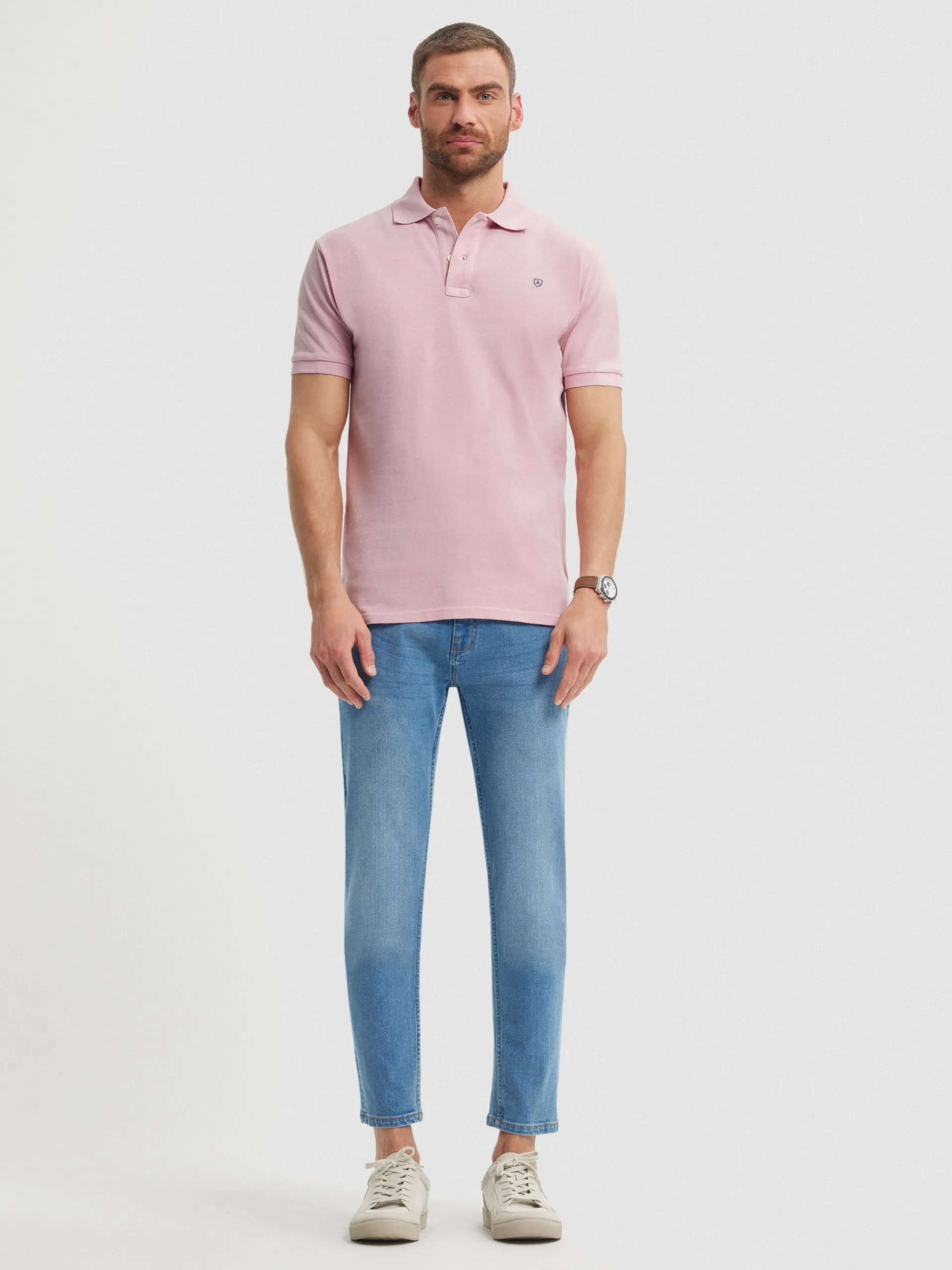 Polos Y Poleras-Alvaro Moreno POLO BASIC Rosa