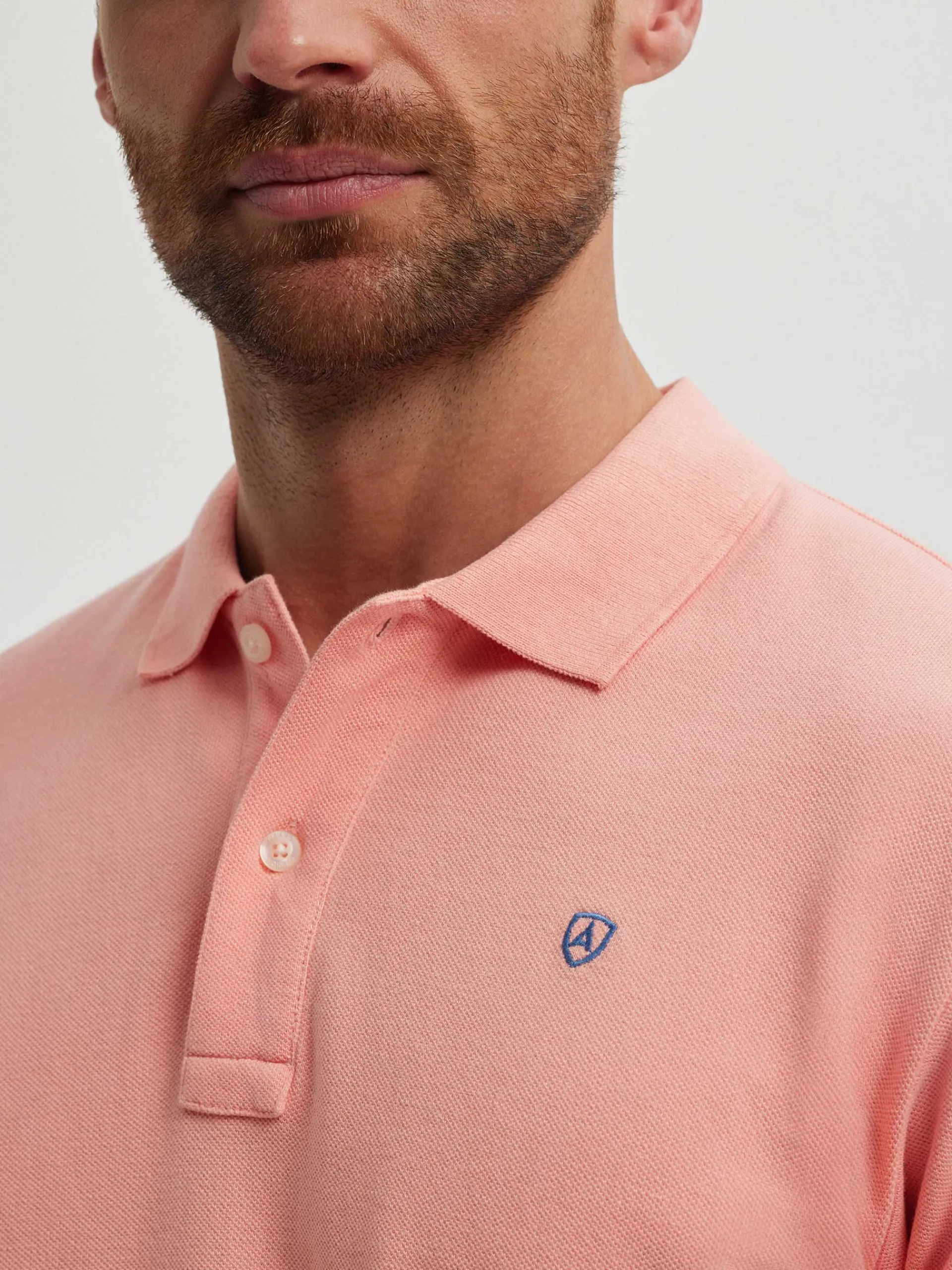 Polos Y Poleras-Alvaro Moreno POLO BASIC SALMÓN Salmón