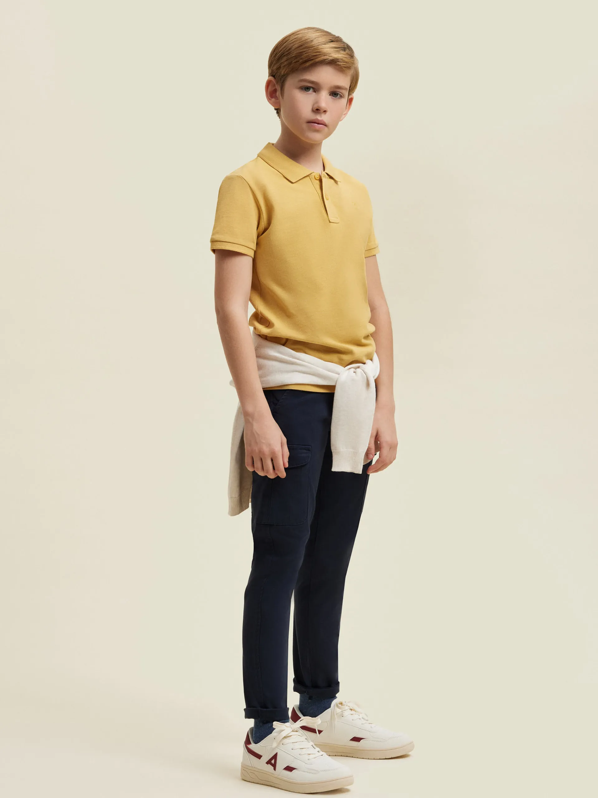Polos-Alvaro Moreno POLO OSAKA KIDS Mostaza