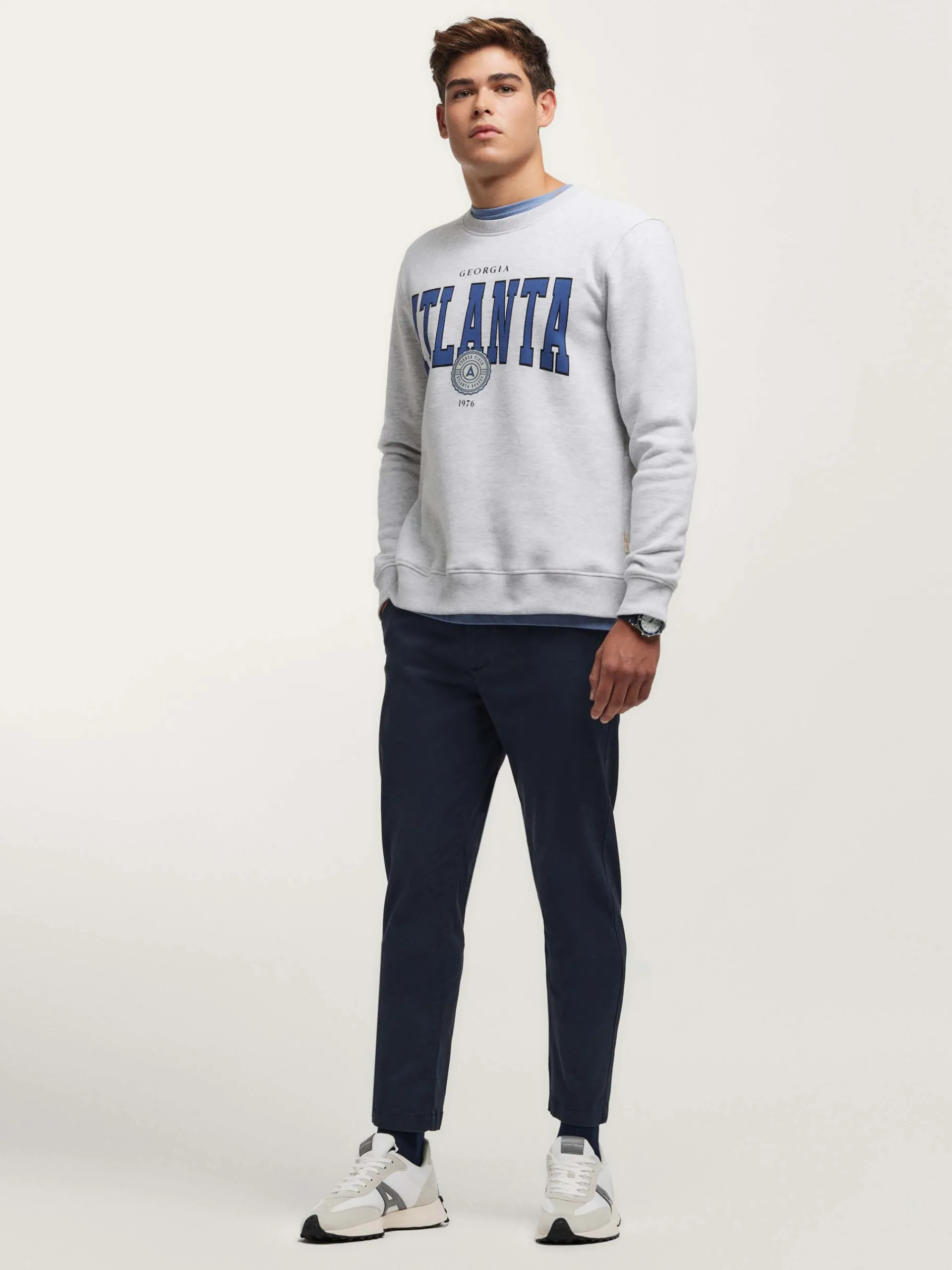 Teen|Sudaderas-Alvaro Moreno SUDADERA ATLANTA Gris