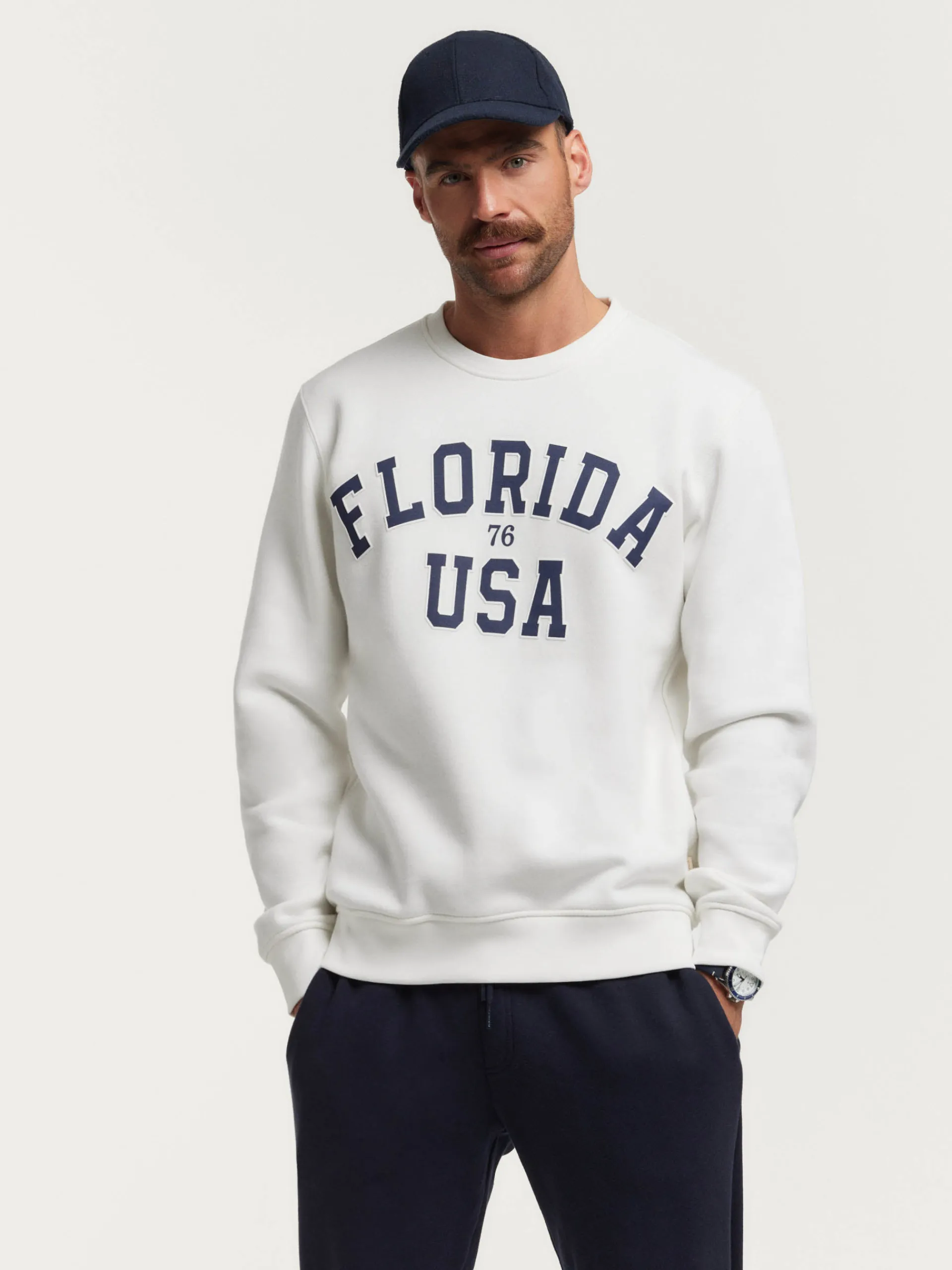 Sudaderas-Alvaro Moreno SUDADERA FLORIDA Blanco