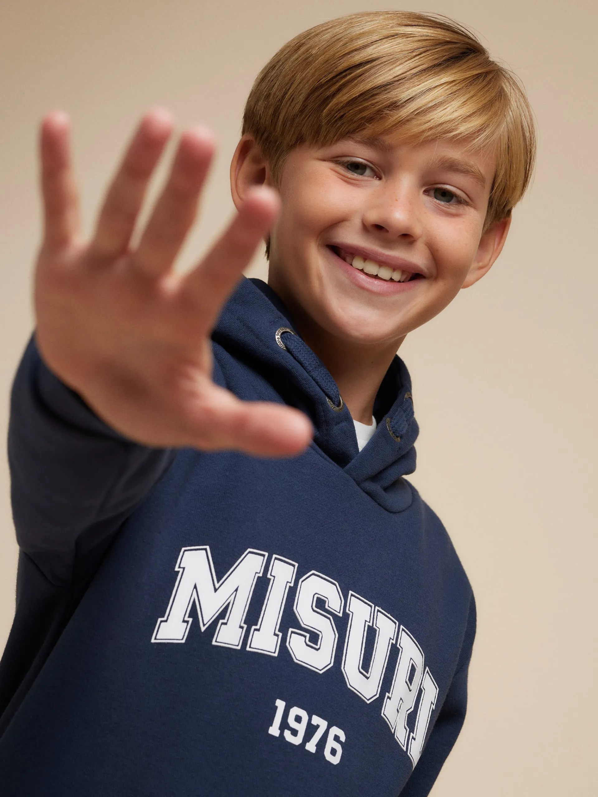 Sudaderas-Alvaro Moreno SUDADERA MISURI KIDS Azul Marino