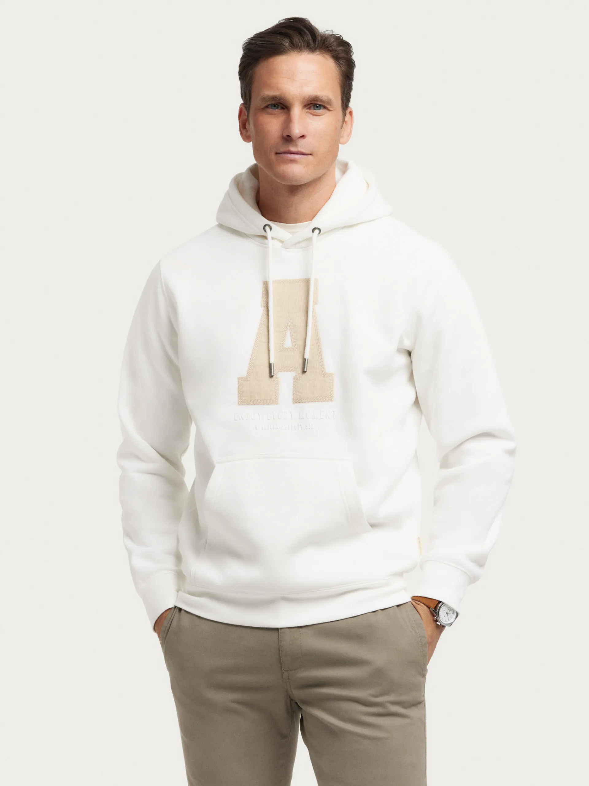 Sudaderas-Alvaro Moreno SUDADERA MOMENT Blanco