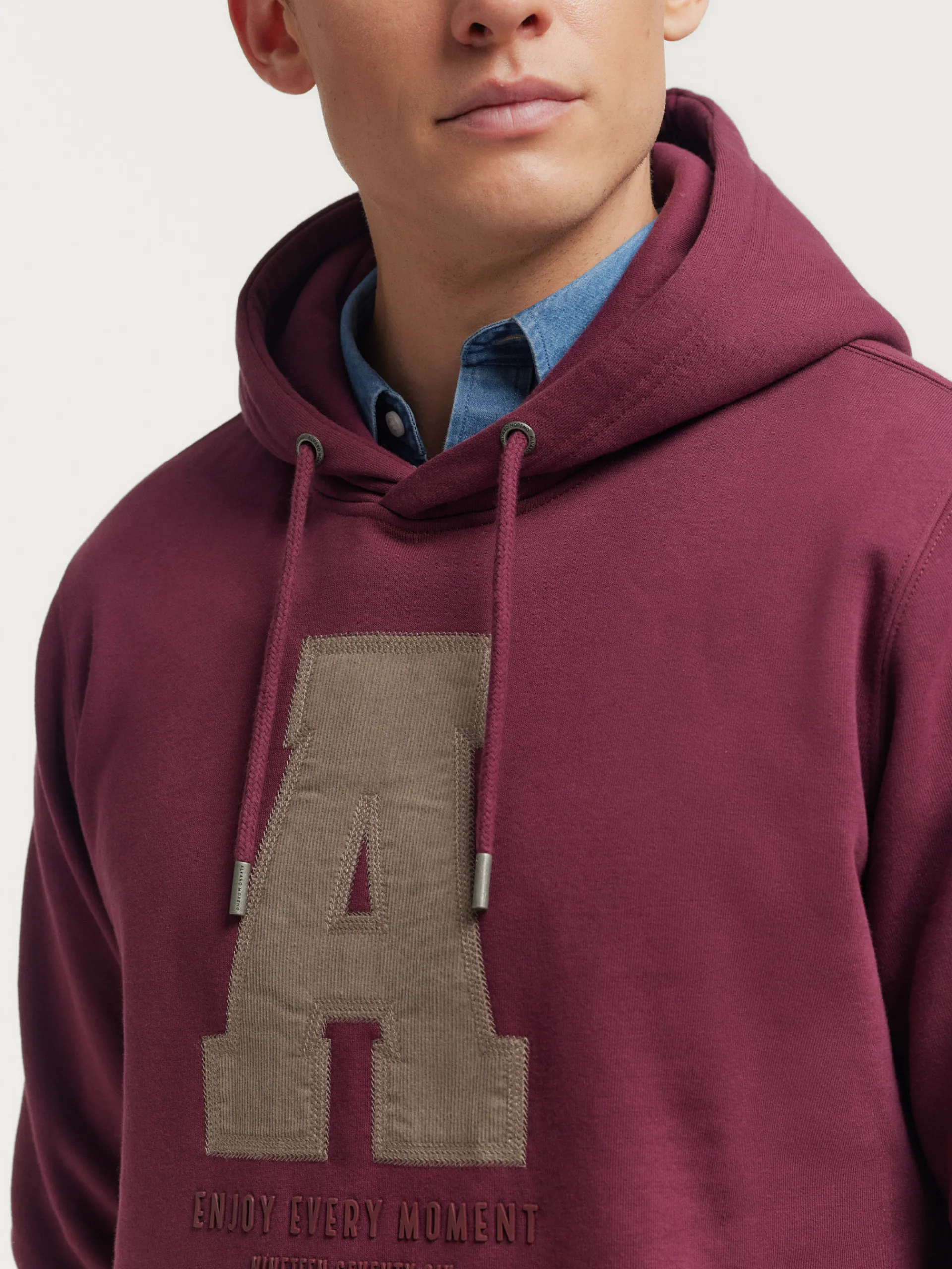 Sudaderas-Alvaro Moreno SUDADERA MOMENT Burdeos