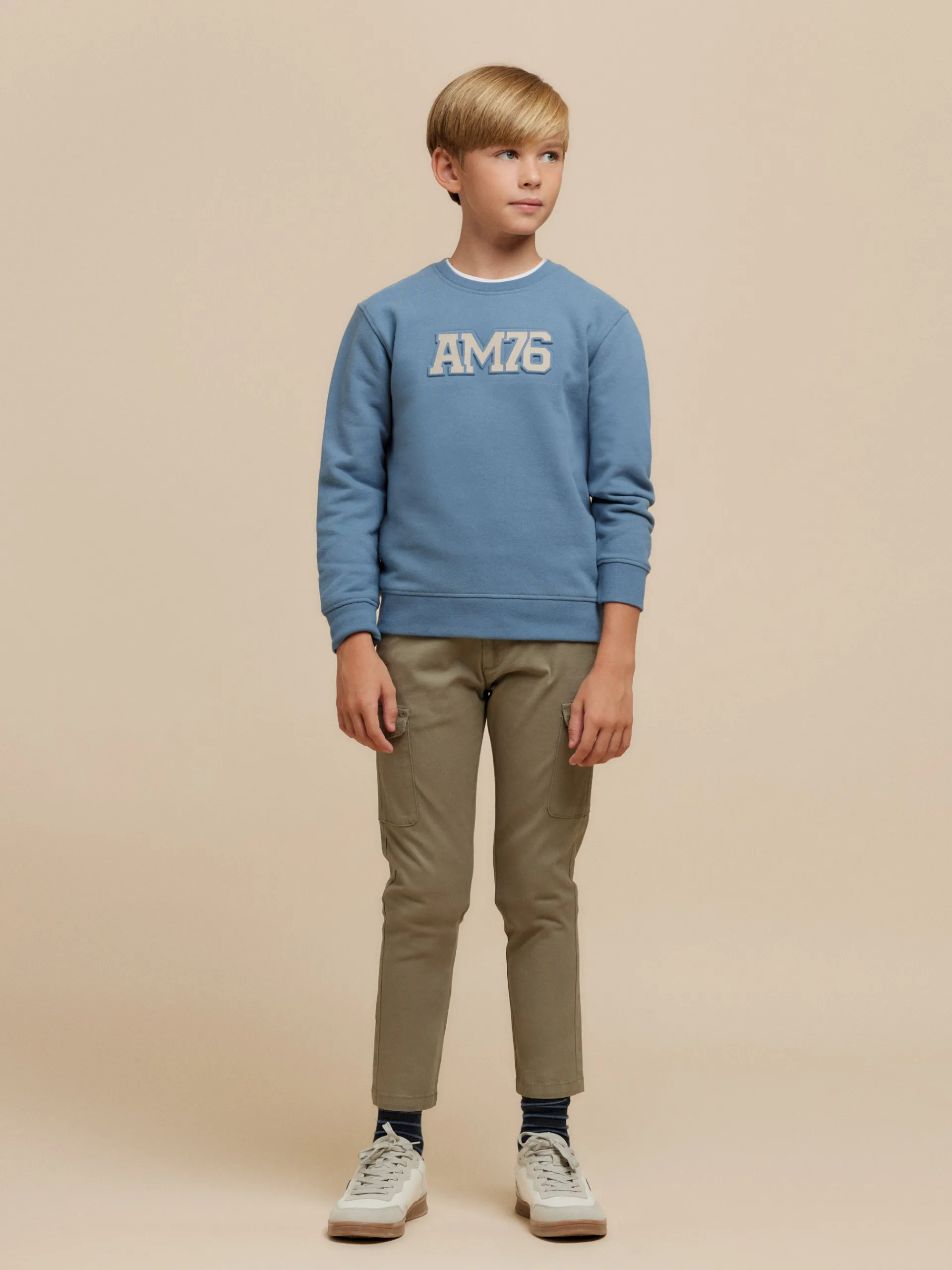 Sudaderas-Alvaro Moreno SUDADERA OFFICIAL KIDS Azul