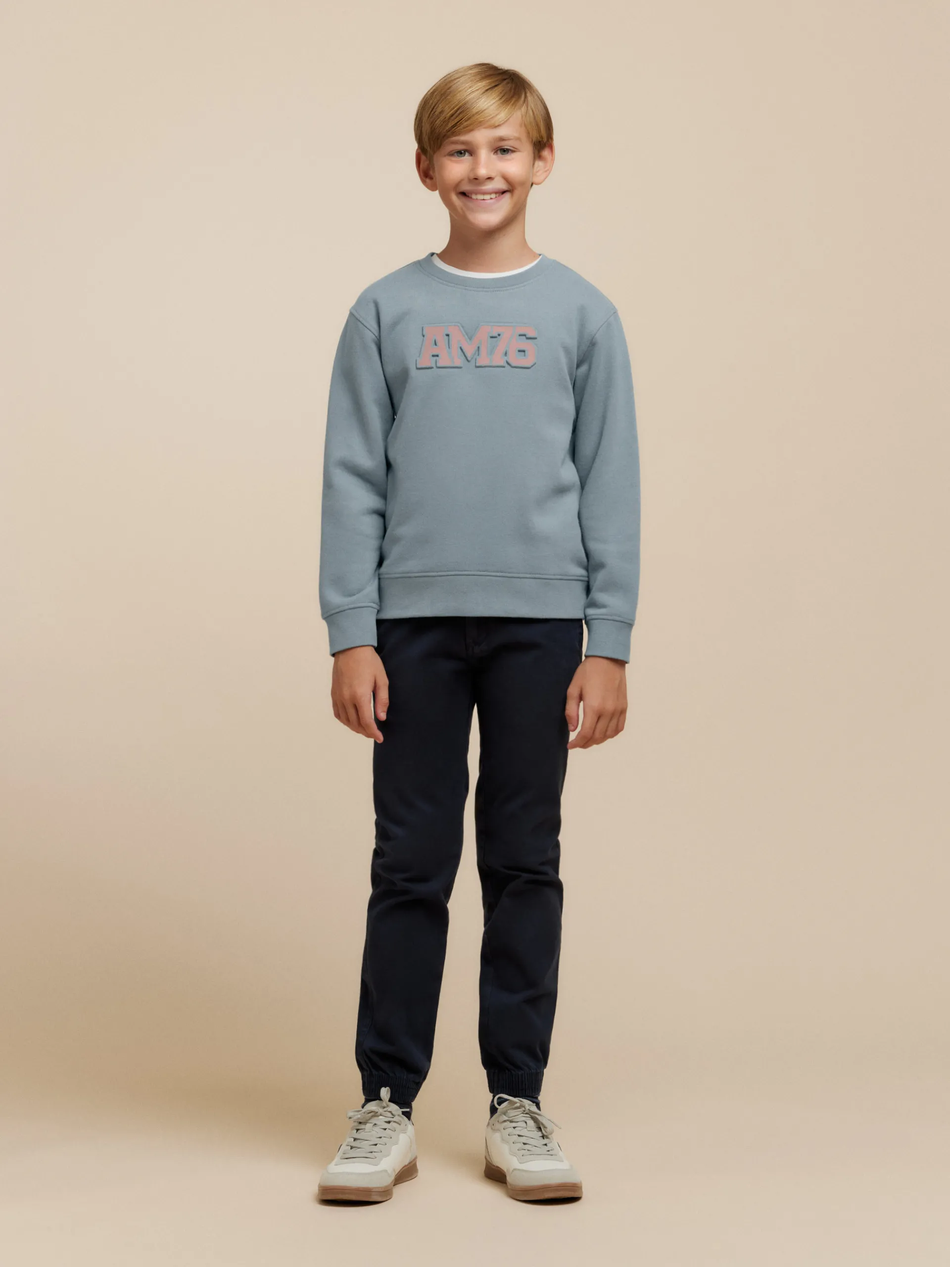 Sudaderas-Alvaro Moreno SUDADERA OFFICIAL KIDS Azul