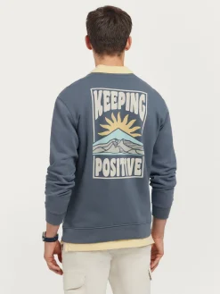 Sudaderas-Alvaro Moreno SUDADERA POSITIVE Azul