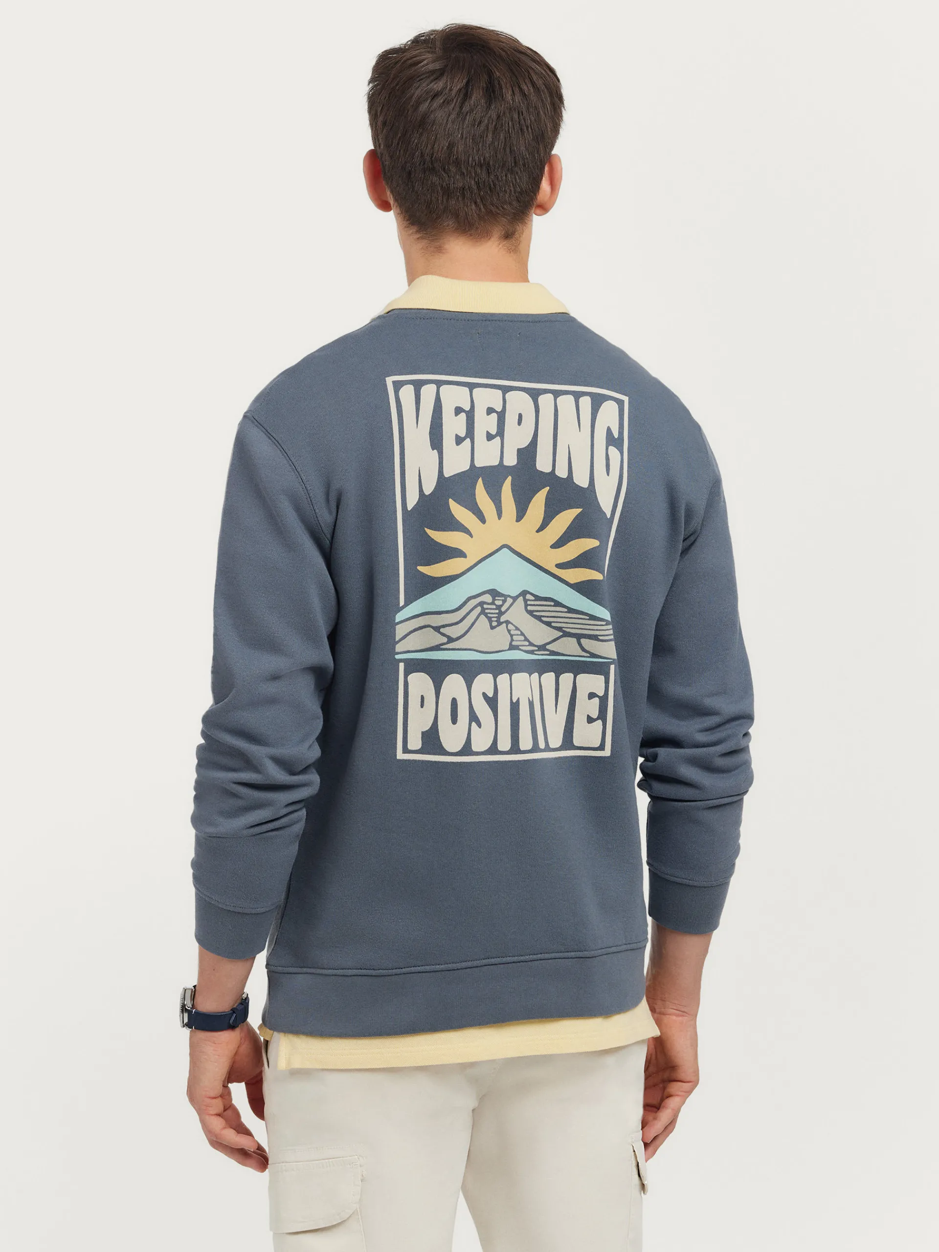 Sudaderas-Alvaro Moreno SUDADERA POSITIVE Azul
